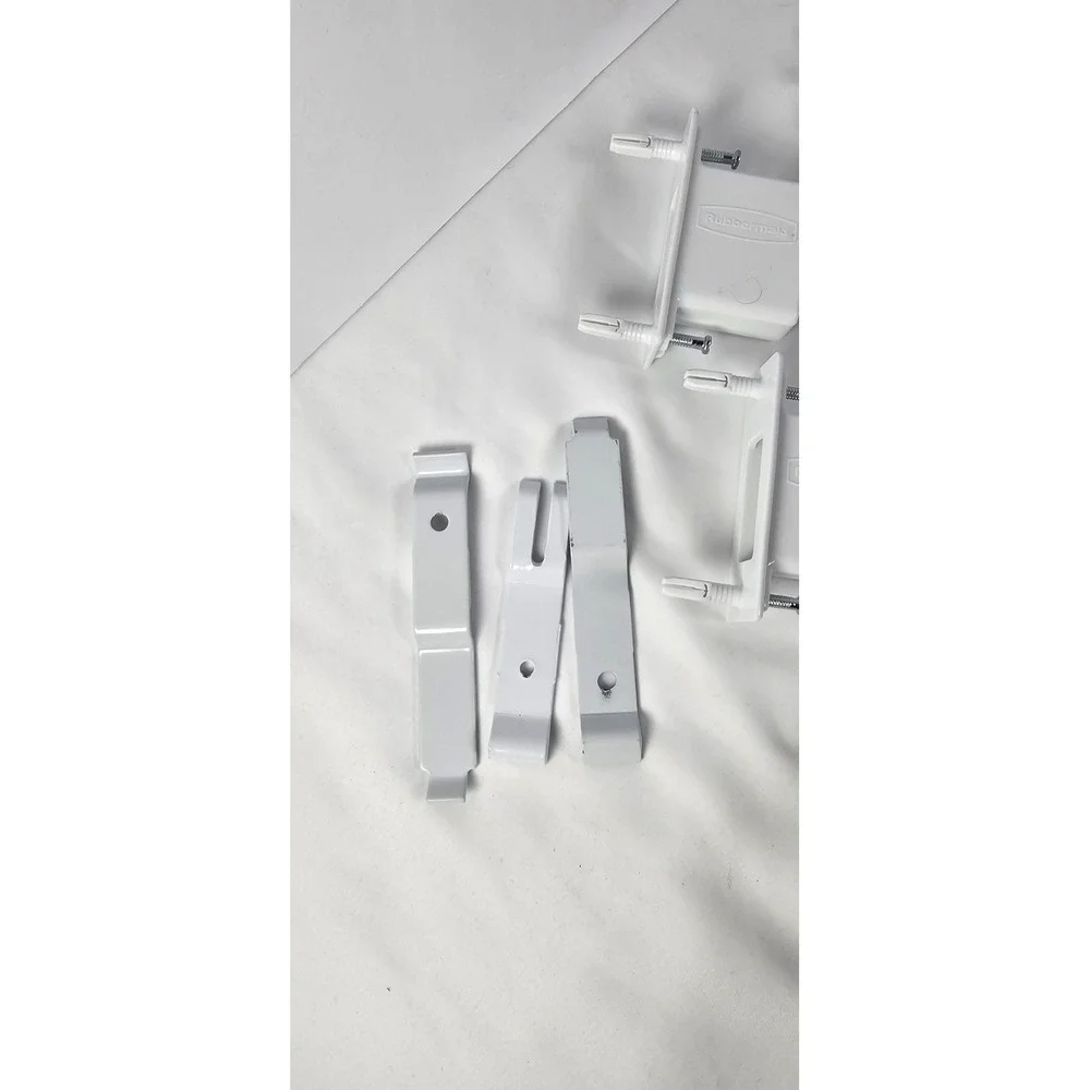 Rubbermaid Closet Shelving Mounting Brackets‎ & Anchors Hardware Lot End Caps